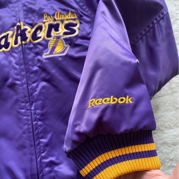 Purple Reebok Lakers Jacket - Picture 2 of 5